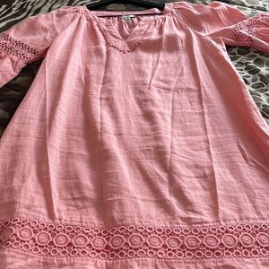 Peachy Coral Summer Dress